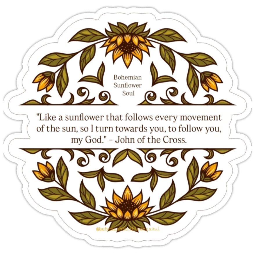 John Of The Cross - Tumbler/Journal Sticker