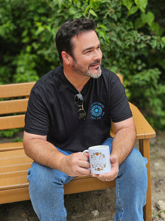 Original Bohemian Sunflower Soul Tee 2 - Black