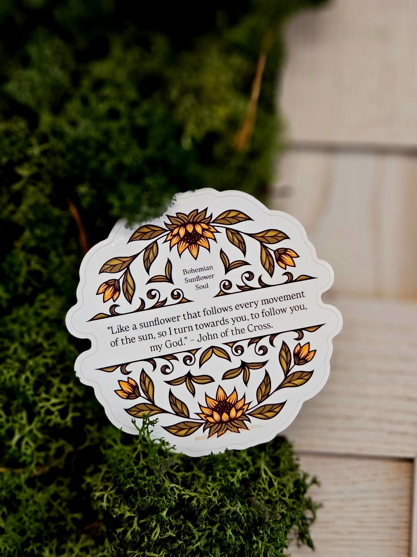 John Of The Cross - Tumbler/Journal Sticker