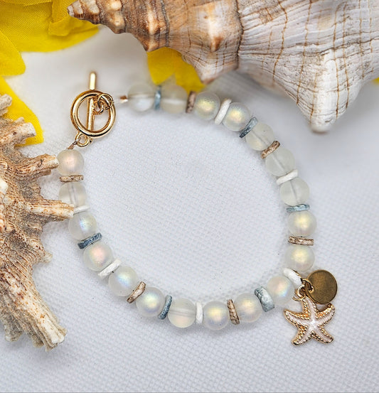 Off To The Beach - Personalized Starfish Bracelet