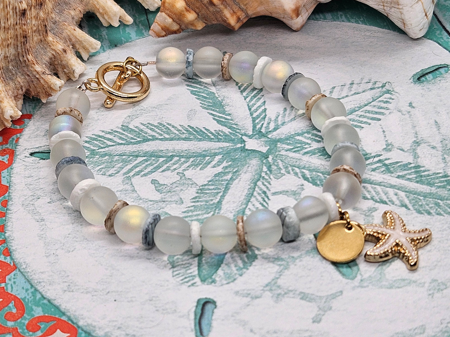 Off To The Beach - Personalized Starfish Bracelet